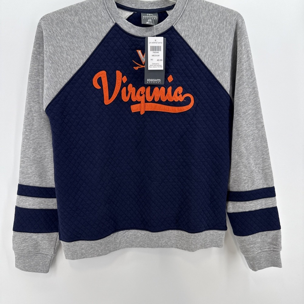 Vintage Virginia Cavaliers‎ Knights Apparel Pullover Sweatshirt  Size M